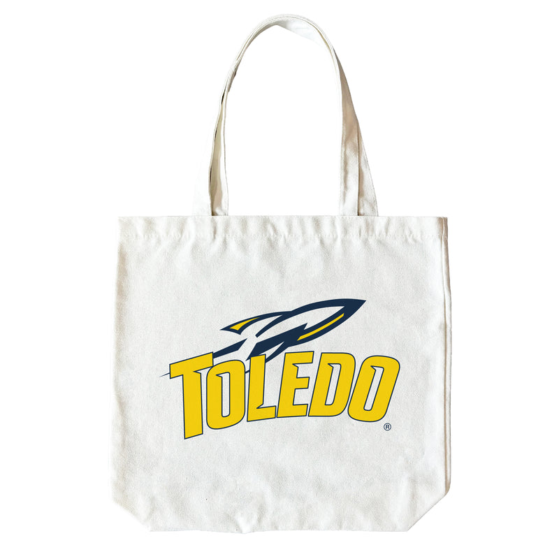 Toledo Rockets 15" x 15" Canvas Tote Bag Officially Licensed – Logo or Medley Design Logo