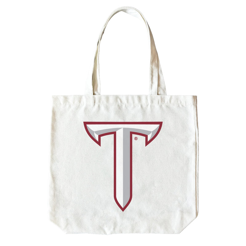 Troy University 15" x 15" Canvas Tote Bag Officially Licensed – Logo or Medley Design Logo