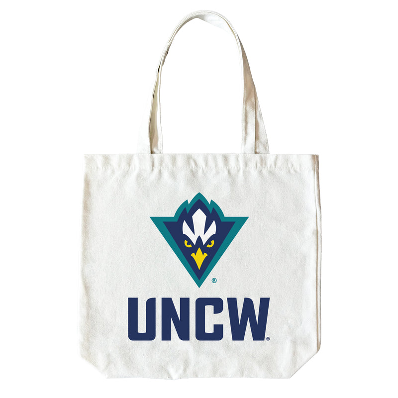 North Carolina Wilmington Seahawks 15" x 15" Canvas Tote Bag Officially Licensed – Logo or Medley Design Logo