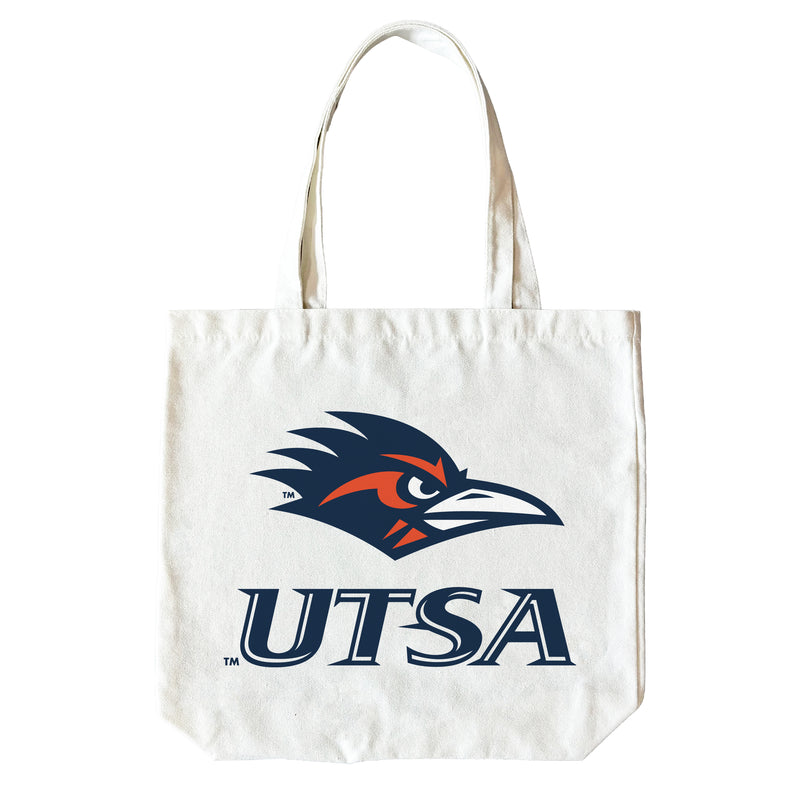 UTSA Roadrunners 15" x 15" Canvas Tote Bag Officially Licensed – Logo or Medley Design Logo