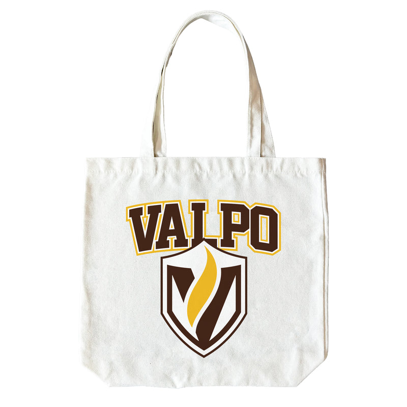 Valparaiso University 15" x 15" Canvas Tote Bag Officially Licensed – Logo or Medley Design Logo