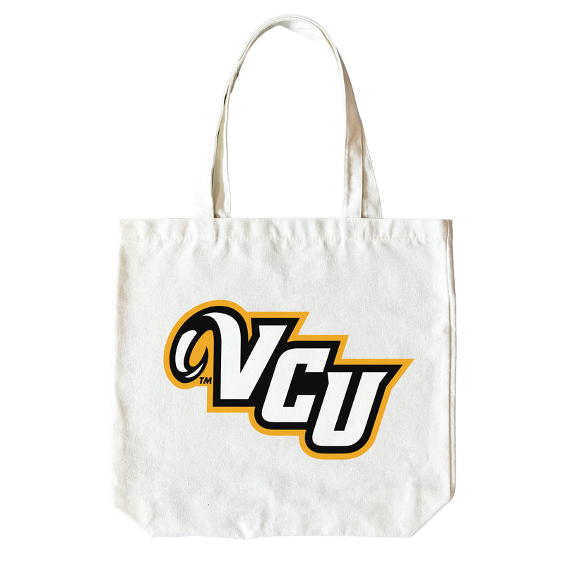 Virginia Commonwealth 15" x 15" Canvas Tote Bag Officially Licensed – Logo or Medley Design Logo
