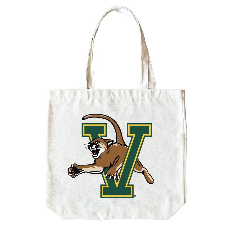 Vermont Catamounts 15" x 15" Canvas Tote Bag Officially Licensed – Logo or Medley Design Logo