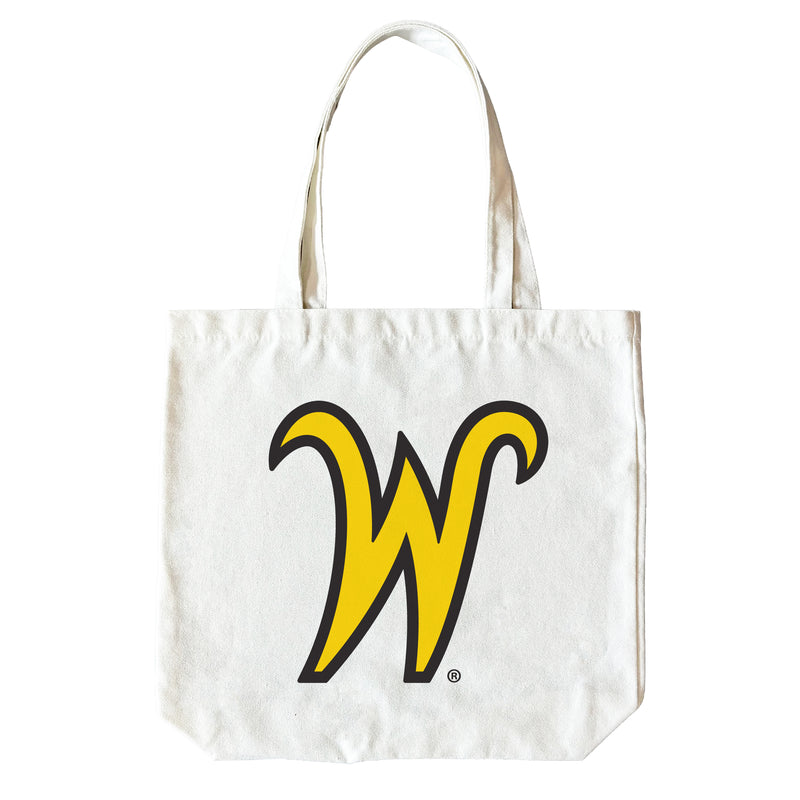 Wichita State Shockers 15" x 15" Canvas Tote Bag Officially Licensed – Logo or Medley Design Logo