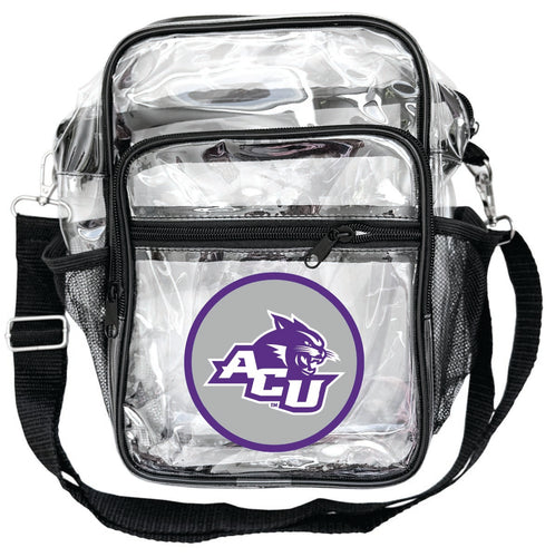 Abilene Christian University Clear Messenger Crossbody Tote Bag Officially Licensed 