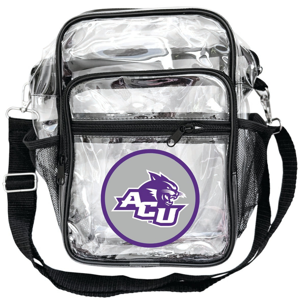 Abilene Christian University Clear Messenger Crossbody Tote Bag Officially Licensed 