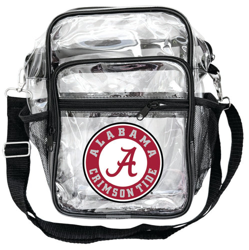 Alabama Crimson Tide Clear Messenger Crossbody Tote Bag Officially Licensed 