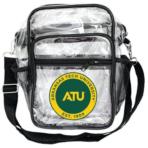 Arkansas Tech University Clear Messenger Crossbody Tote Bag Officially Licensed 