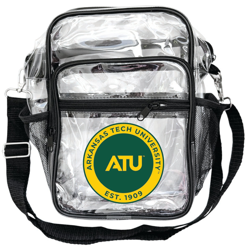 Arkansas Tech University Clear Messenger Crossbody Tote Bag Officially Licensed 