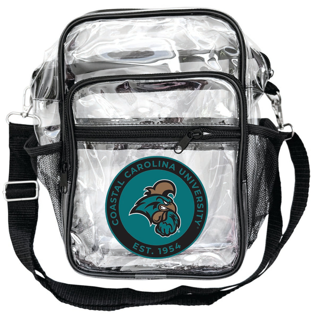 Coastal Carolina University Clear Messenger Crossbody Tote Bag Officially Licensed 