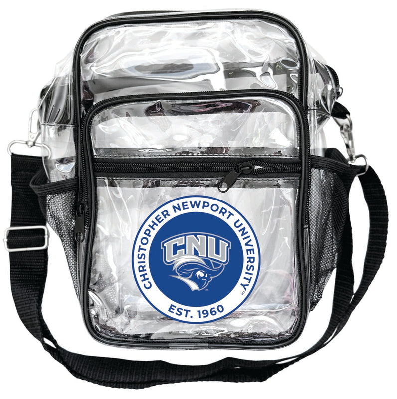 Christopher Newport Captains Clear Messenger Crossbody Tote Bag Officially Licensed 