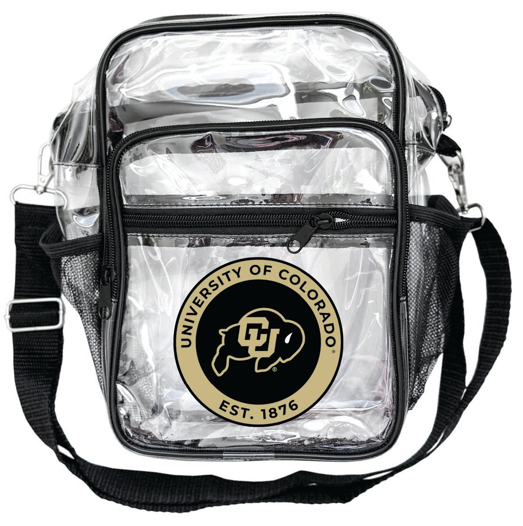 Colorado Buffaloes Clear Messenger Crossbody Tote Bag Officially Licensed 