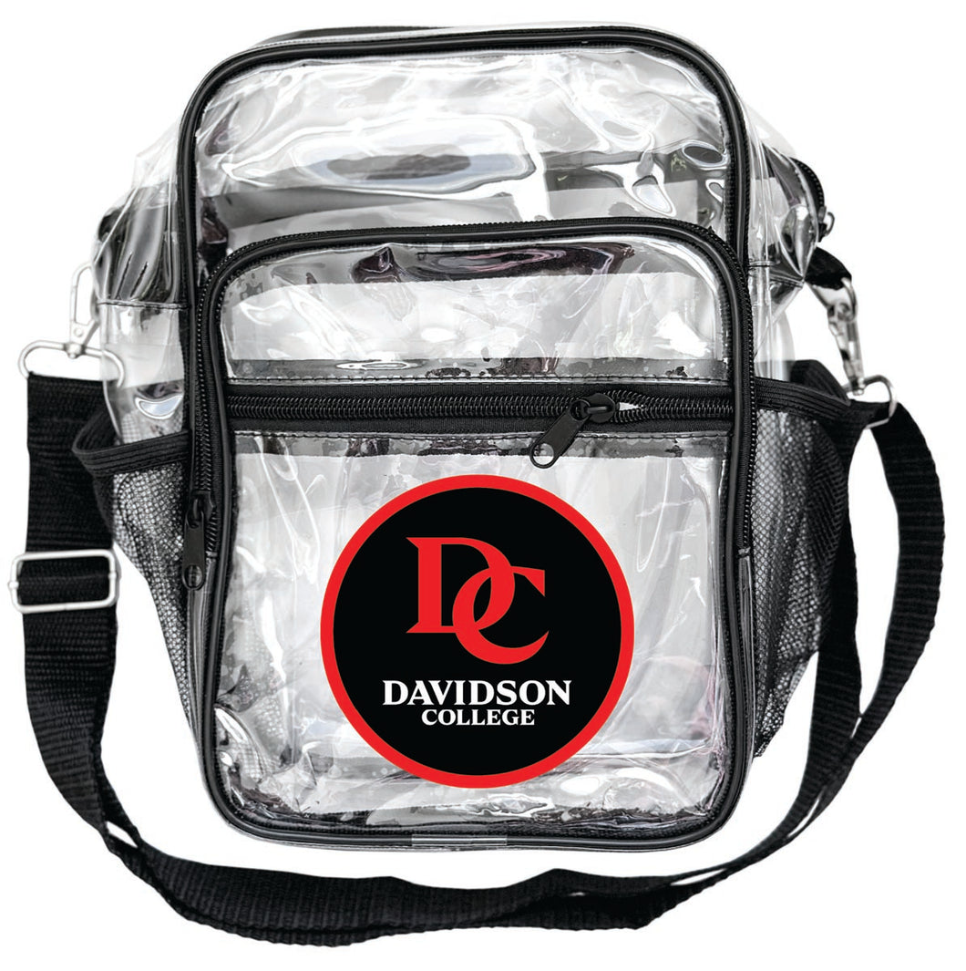 Davidson College Clear Messenger Crossbody Tote Bag Officially Licensed 