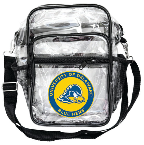 Delaware Blue Hens Clear Messenger Crossbody Tote Bag Officially Licensed 