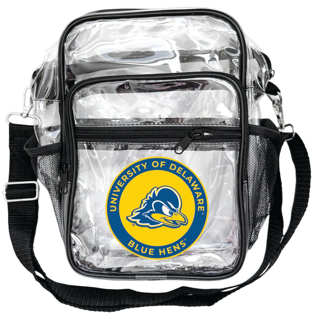 Delaware Blue Hens Clear Messenger Crossbody Tote Bag Officially Licensed 
