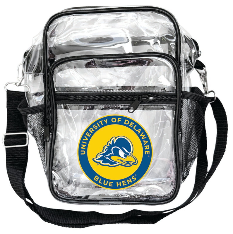 Delaware Blue Hens Clear Messenger Crossbody Tote Bag Officially Licensed 