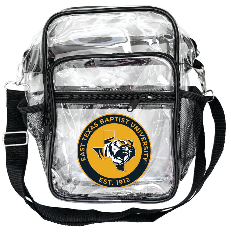 East Texas Baptist University Clear Messenger Crossbody Tote Bag Officially Licensed 