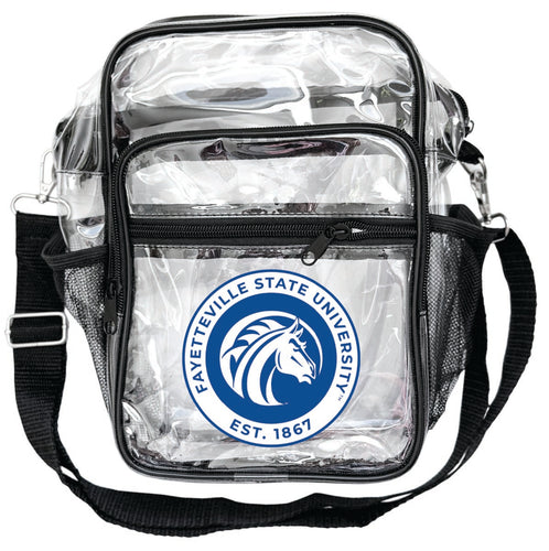 Fayetteville State University Clear Messenger Crossbody Tote Bag Officially Licensed 