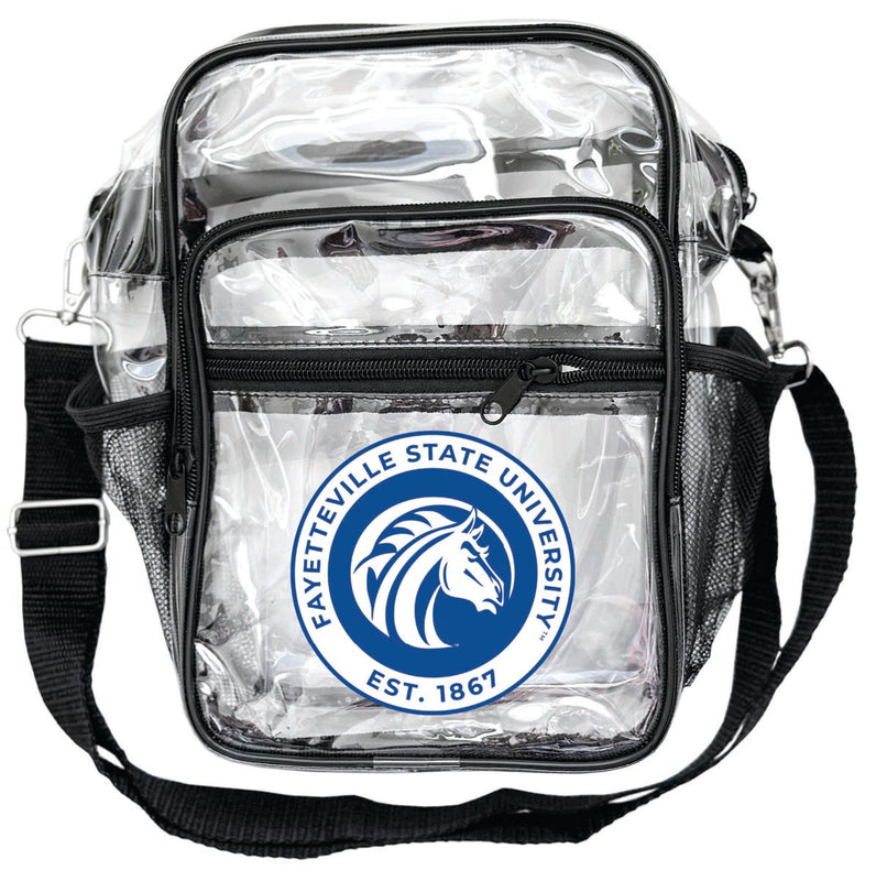 Fayetteville State University Clear Messenger Crossbody Tote Bag Officially Licensed 