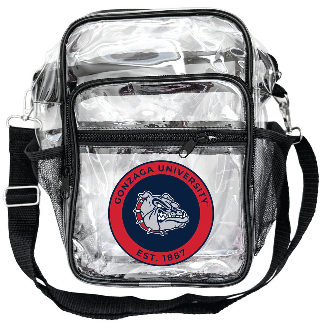 Gonzaga Bulldogs Clear Messenger Crossbody Tote Bag Officially Licensed 
