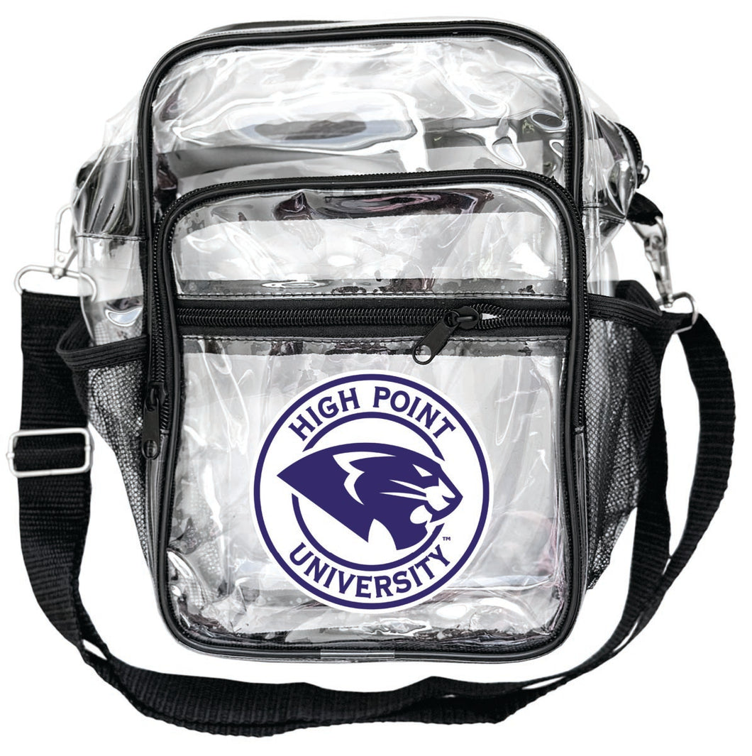 High Point University Clear Messenger Crossbody Tote Bag Officially Licensed 