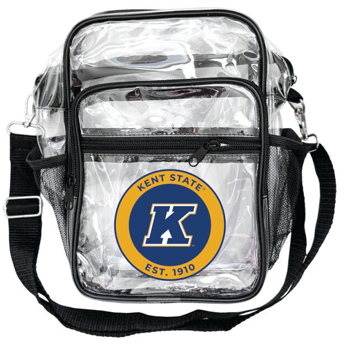Kent State University Clear Messenger Crossbody Tote Bag Officially Licensed 