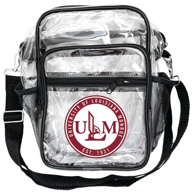 University of Louisiana Monroe Clear Messenger Crossbody Tote Bag Officially Licensed 