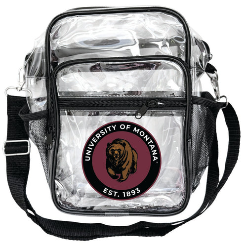 Montana University Clear Messenger Crossbody Tote Bag Officially Licensed 