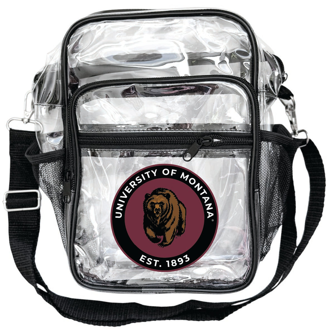Montana University Clear Messenger Crossbody Tote Bag Officially Licensed 