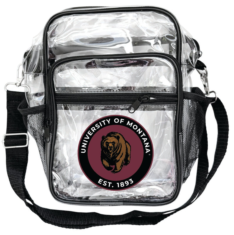 Montana University Clear Messenger Crossbody Tote Bag Officially Licensed 