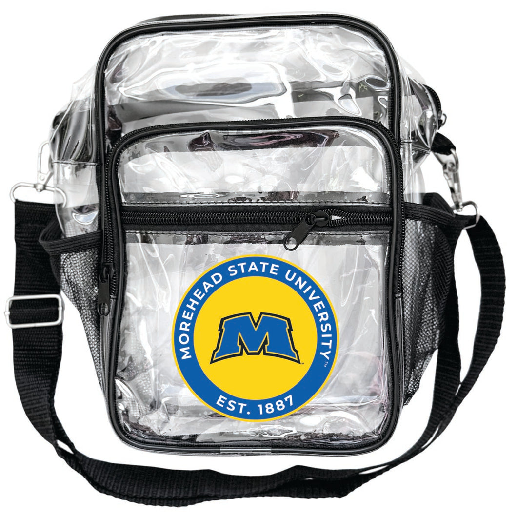 Morehead State University Clear Messenger Crossbody Tote Bag Officially Licensed 