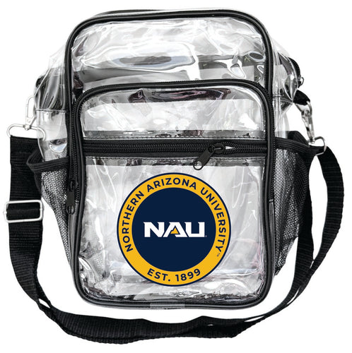 Northern Arizona University Clear Messenger Crossbody Tote Bag Officially Licensed 