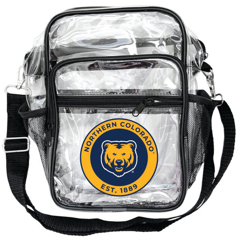 Northern Colorado Bears Clear Messenger Crossbody Tote Bag Officially Licensed 