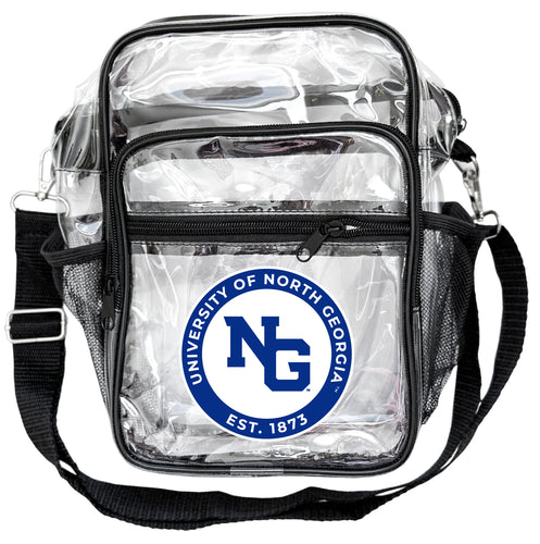 North Georgia Nighthawks Clear Messenger Crossbody Tote Bag Officially Licensed 