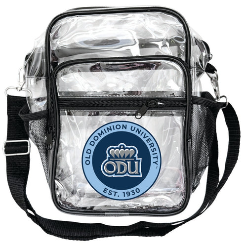 Old Dominion Monarchs Clear Messenger Crossbody Tote Bag Officially Licensed 