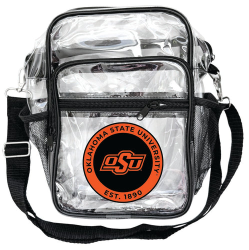 Oklahoma State Cowboys Clear Messenger Crossbody Tote Bag Officially Licensed 