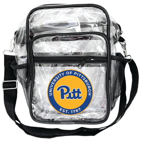 Pittsburgh Panthers Clear Messenger Crossbody Tote Bag Officially Licensed 