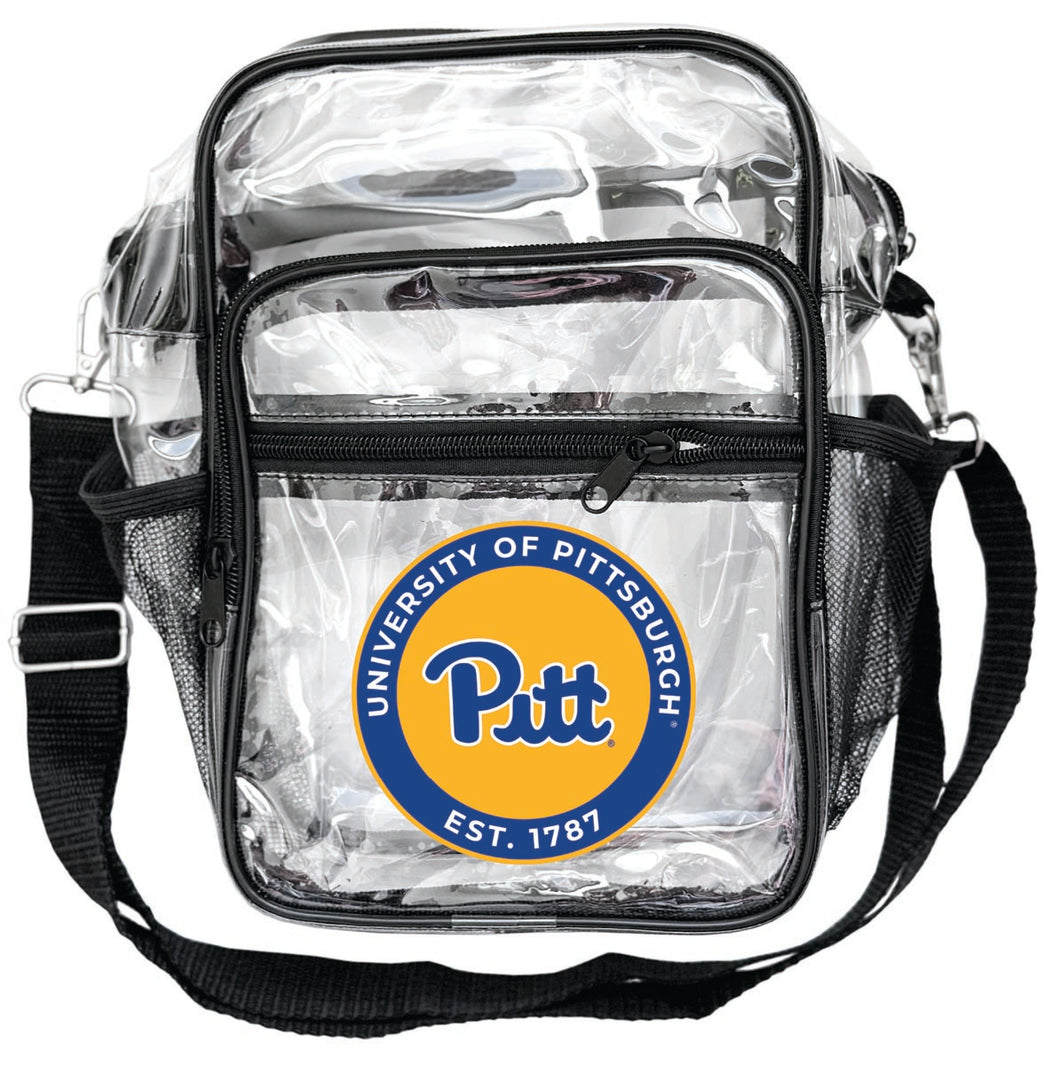 Pittsburgh Panthers Clear Messenger Crossbody Tote Bag Officially Licensed 