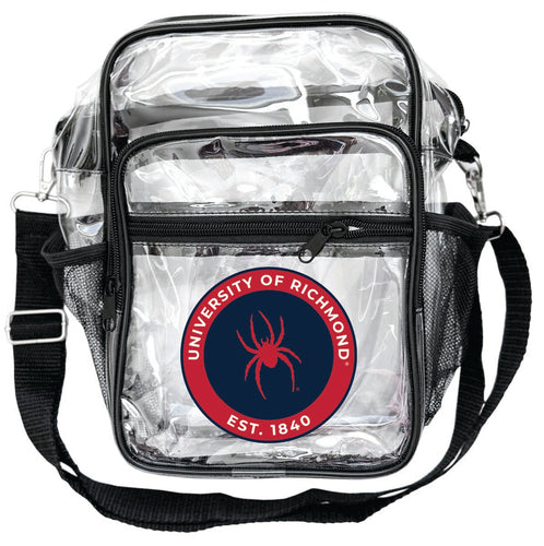Richmond Spiders Clear Messenger Crossbody Tote Bag Officially Licensed 