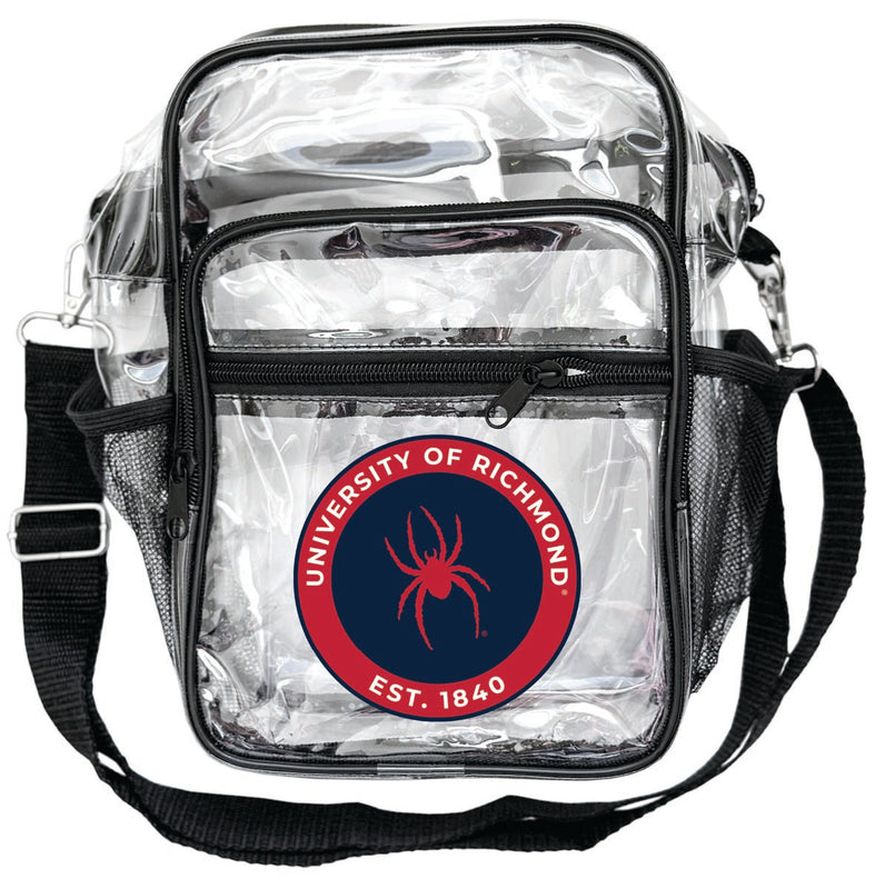 Richmond Spiders Clear Messenger Crossbody Tote Bag Officially Licensed 