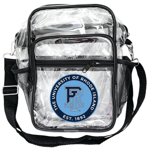 Rhode Island University Clear Messenger Crossbody Tote Bag Officially Licensed 