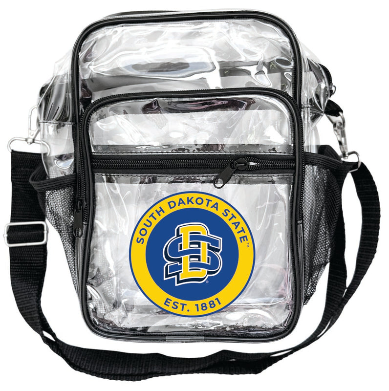 South Dakota State Jackrabbits Clear Messenger Crossbody Tote Bag Officially Licensed 