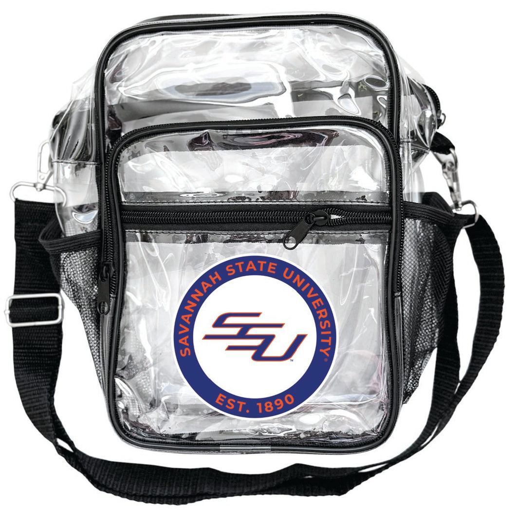 Savannah State University Clear Messenger Crossbody Tote Bag Officially Licensed 