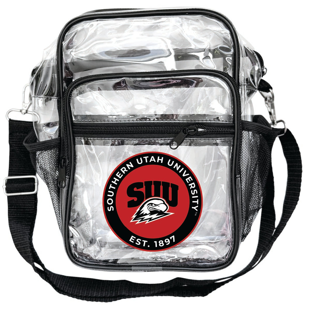Southern Utah University Clear Messenger Crossbody Tote Bag Officially Licensed 