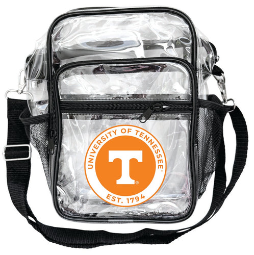 Tennessee Knoxville Volunteers Clear Messenger Crossbody Tote Bag Officially Licensed 