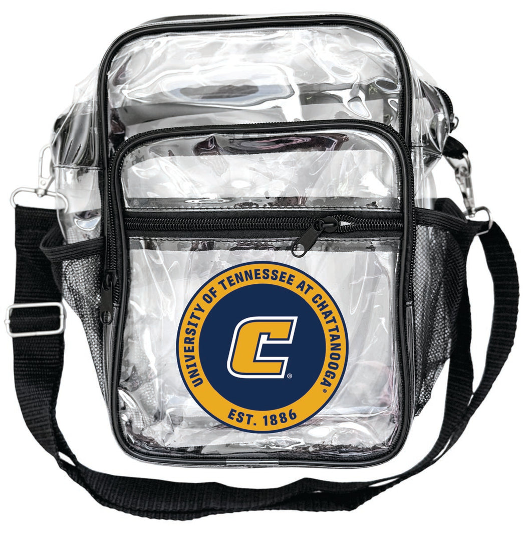 University of Tennessee at Chattanooga Clear Messenger Crossbody Tote Bag Officially Licensed 