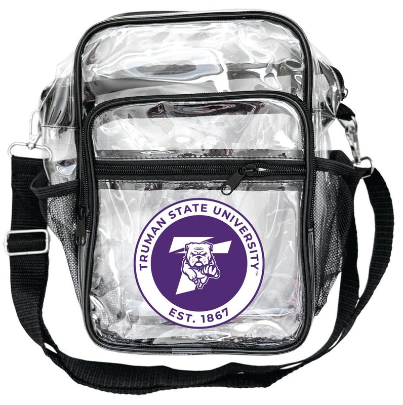 Truman State University Clear Messenger Crossbody Tote Bag Officially Licensed 