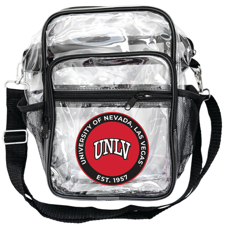 UNLV Rebels Clear Messenger Crossbody Tote Bag Officially Licensed 