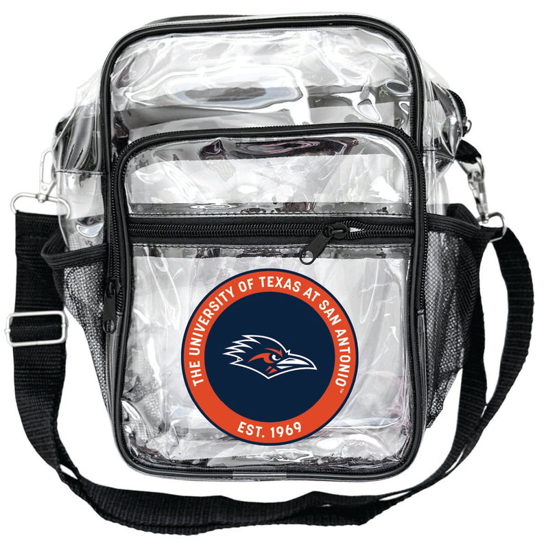 UTSA Road Runners Clear Messenger Crossbody Tote Bag Officially Licensed 