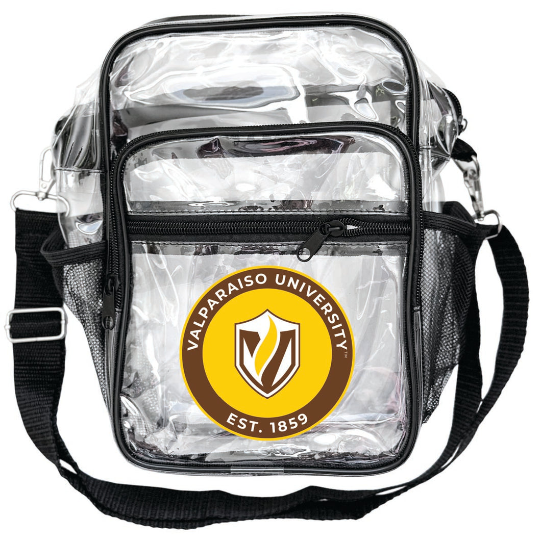 Valparaiso University Clear Messenger Crossbody Tote Bag Officially Licensed 